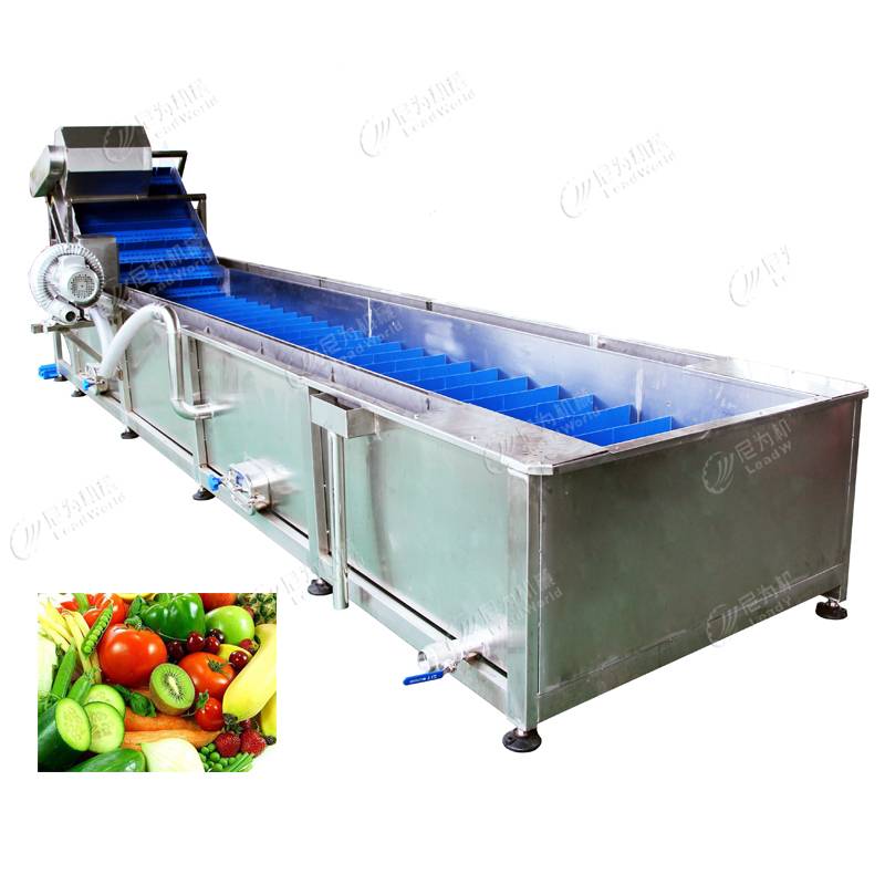 Industrial Sterilization Air Bubble Fruit/vegetable Washing/washer/cleaner Machine For Food Processing